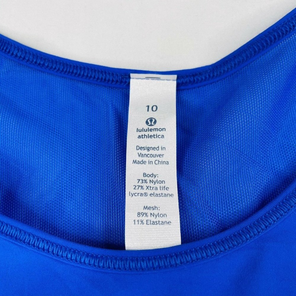 Lululemon Sculpt Tank II Cerulean Blue - Picture 5 of 7
